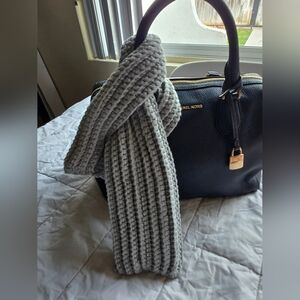 New Crochet Phone Pocket In Gray Color